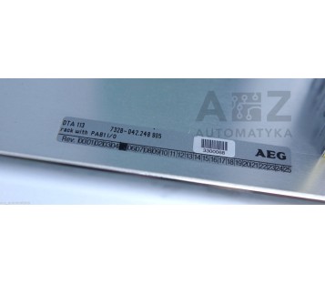 AEG RACK DTA 113 DAT113 RACK WITH PAB1 I/O 7328-042.248905