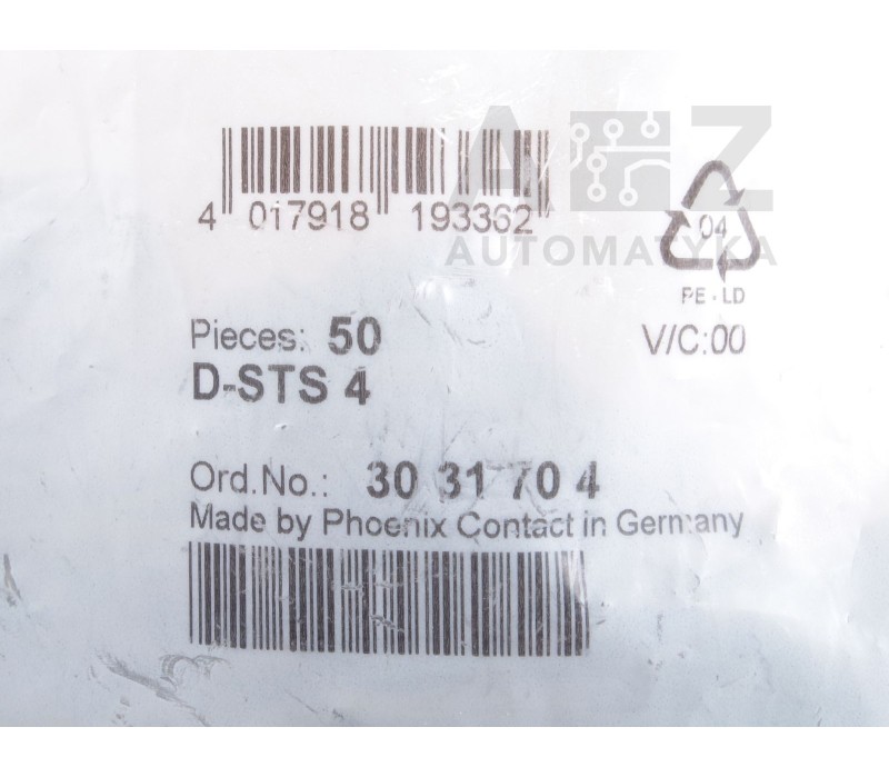 PHOENIX CONTACT D-STS DSTS  4 30 31 70 4 3031704 ! 50PCS ! NEW!