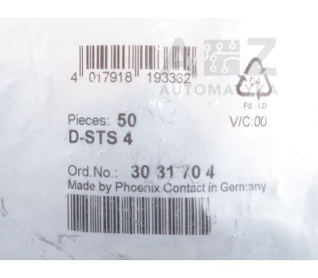 PHOENIX CONTACT D-STS DSTS  4 30 31 70 4 3031704 ! 50PCS ! NEW!