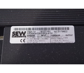 SEW MDX60A0300-503-4-00  MDX60A0300503400 8227152 0179822 