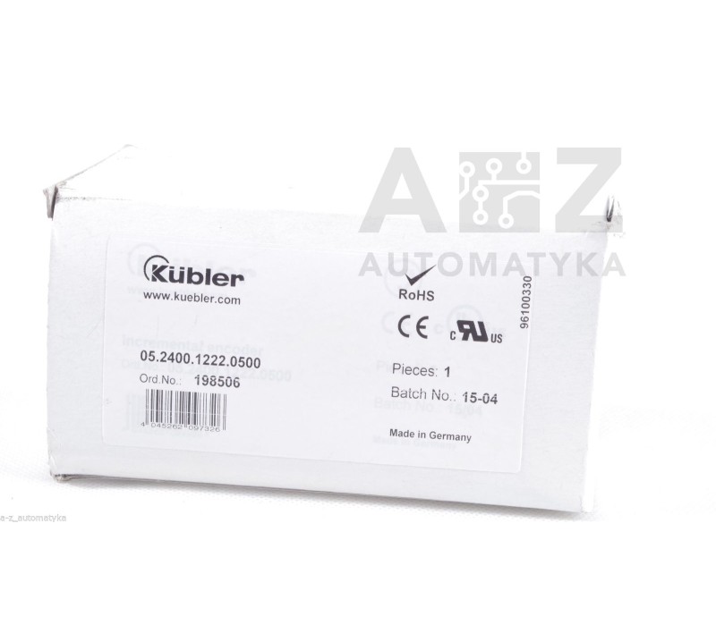 KUBLER 05.2400.1222.0500 05240012220500 198506 5-24VDC Incremental Encode ! NEW!