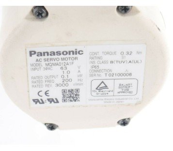 PANASONIC MQMA012A1F AC SERVO MOTOR 