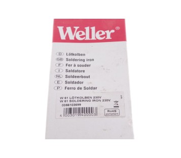 WELLER SOLDERING IRON W61 W 61 230V ! NEW !