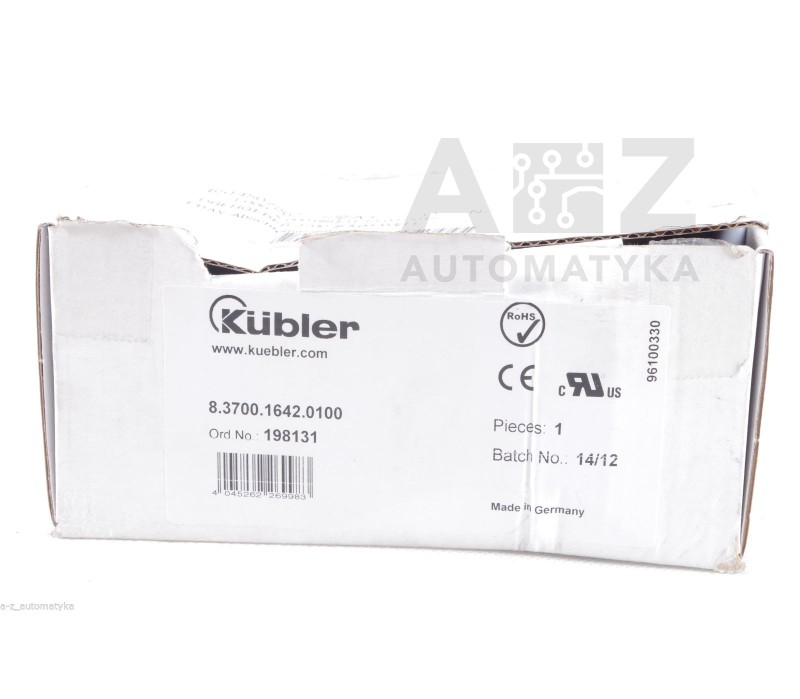 KUBLER 8.3700.1642.0100  8370016420100 198131 14/12 ! NEW!