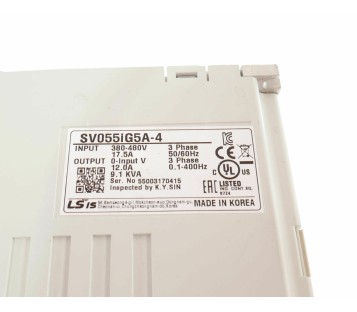 LS IS SV055IG5A-4 SV055IG5A4 5,5kW