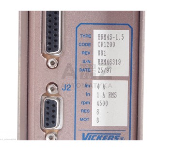 VICKERS BRM4S-1.5  BRM4S1.5 BRM4S15 CF1200 