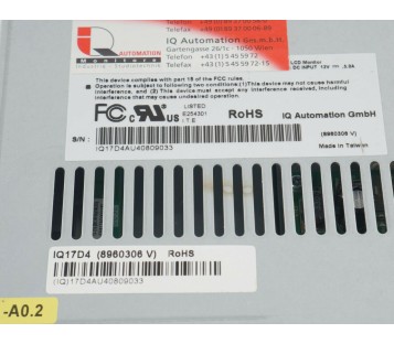 IQ17D4 FK170A4OKD005 FLATMAN TFT DISPLAY 