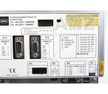 SAE STAHL INTERBUS-S MMI OP-98-B  PROVICOM OP-9 6001-3700 6010-0005 60013700 