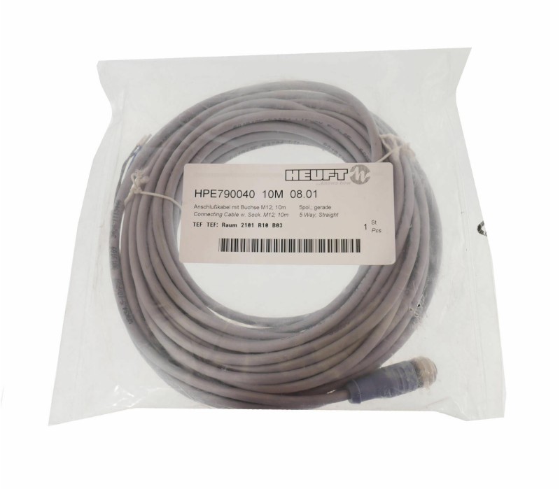 HEUFT HPE790040 10M M12 CABLE ! NEW !