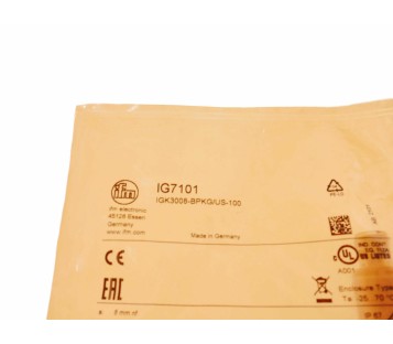 IFM IG7101 IGK3008-BPKG/US-100 IGK3008BPKGUS100 ! NEW !