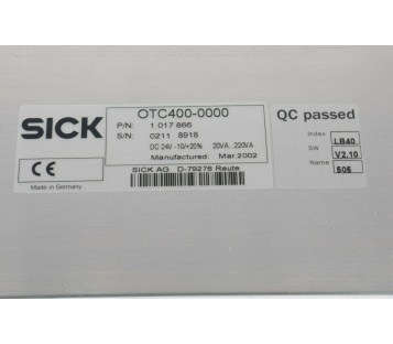 SICK OTC400-0000 OTC4000000 1017866 