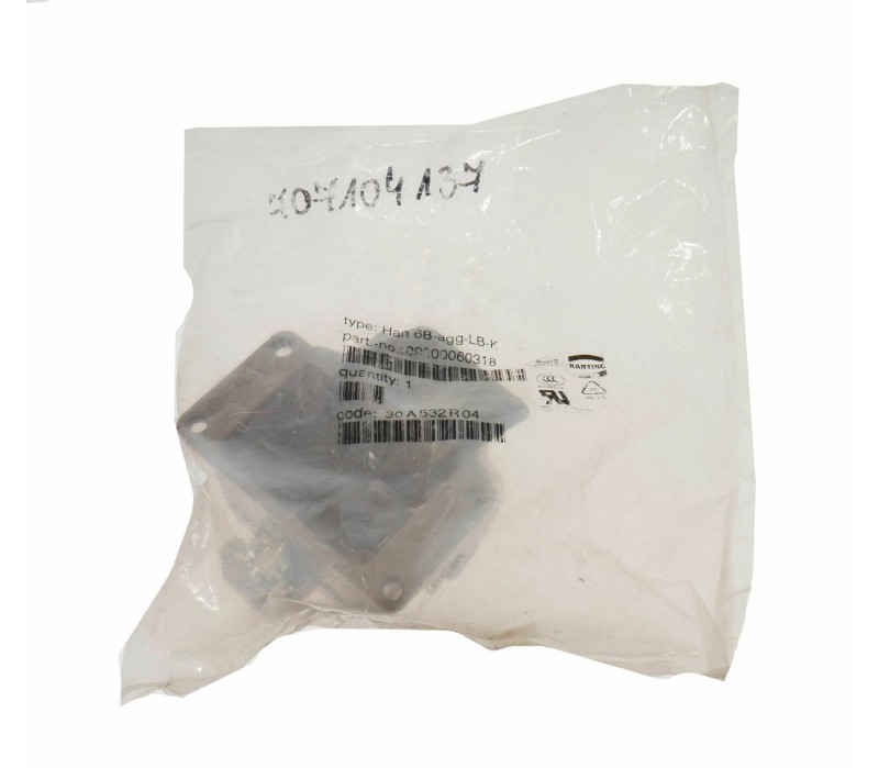 HARTING HAN 6B-AGG-LB-K HAN6BAGGLBK ! NEW !