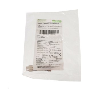 MURR 7000-12691-0000000 M12 FEMALE ANGLE LED PLUG 4PIN ! NEW !