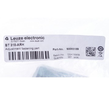 LEUZE BT 318-ARH BT318-ARH BT318ARH  50083189 Adjustment fastening part ! NEW !