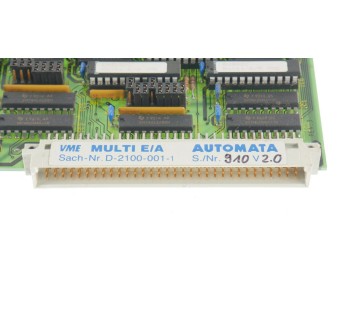 AUTOMATA VME MULTI E/A D-2100-001-1 