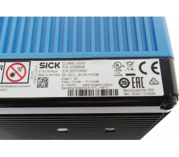 SICK 1056604 CLV691-0000 CLV6910000 bar code scanner ! NEW !
