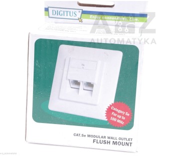 DIGITUS CAT.5E Network outlet Flush MODULAR WALL OUTLET C5E DN-9001-N-P  ! NEW !