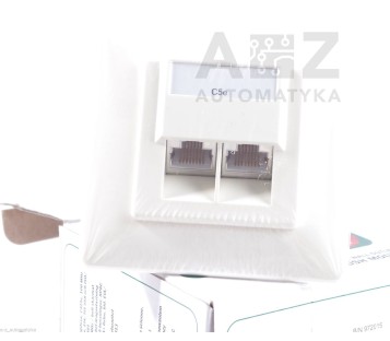 DIGITUS CAT.5E Network outlet Flush MODULAR WALL OUTLET C5E DN-9001-N-P  ! NEW !