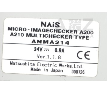 NAIS  MICRO-IMAGECHECKER A200 ANMA214
