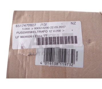 ELMA TT 514 290 514290 IZ 814 IZ814 TRANSFORMER 12V 16,6A 200W ! NEW !