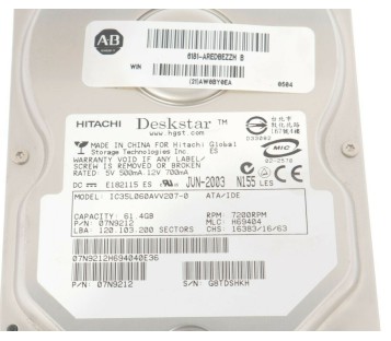 ALLEN BRADLEY HDD 6181-AREDBEZZH IC35L060AVV207-0 