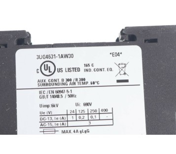 SIEMNES 3UG4631-1AW30 3UG46311AW30 ! NEW !
