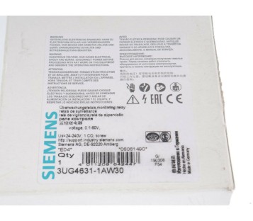 SIEMNES 3UG4631-1AW30 3UG46311AW30 ! NEW !