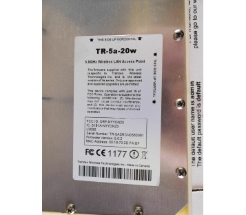 TRANZEO TR-5A-20W 5.8 GHz TR5A20W Wireless outdoor Access Point ! NEW !