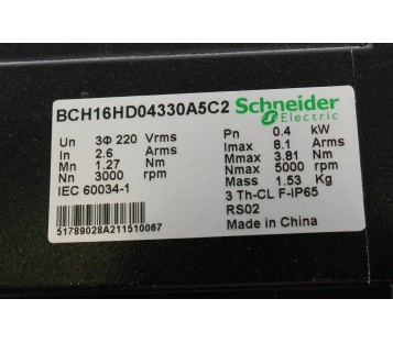 SCHNEIDER BCH16HD04330A5C2 ! NEW !