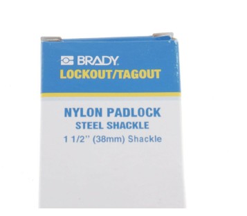 BRADY LOCKOUT/TAGOUT NYLON PADLOCK  MKMH10/NEW