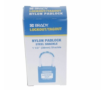 BRADY LOCKOUT/TAGOUT NYLON PADLOCK  MKMH10/NEW
