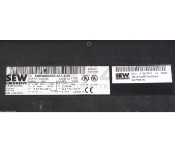 SEW MDF60A0055-5A3-4-00 MDF60A00555A3400 8264686 MDS60A0110-5A3-4-00