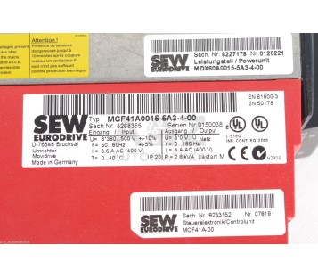 SEW MCF41A0015-5A3-4-00 MCF41A00155A3400 8268355