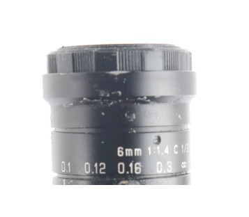 6MM 1:1.4 C 1/2" M30.5 M305 TV LENSE