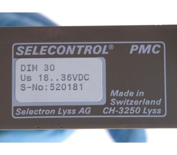 SELECONTROL PMC DIM 30 DIM30 LYSS 