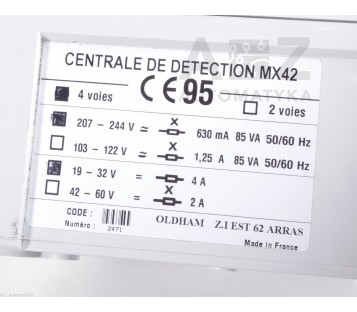 OLDHAM  CENTRALE DE DETECTION MX 42 MX42
