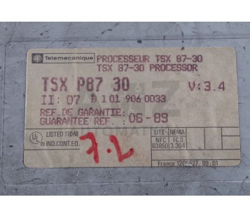TELEMECANIQUE TSX P87 30 TSXP8730 