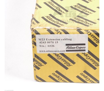 ATLAS COPCO M23 EXTENSION CABLING  4243007015 4243 0070 15 ! NEW !