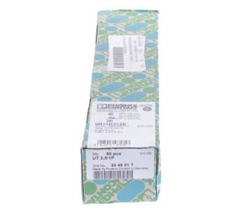 PHOENIX CONTACT UT 2,5/1P UT2,5/1P UT251P  3045017 ! 50PCS !