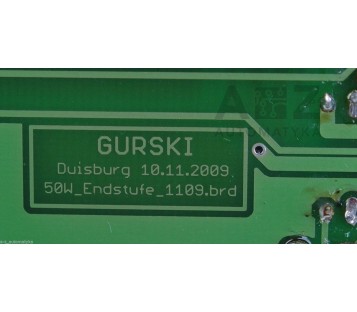 ELWE AMIRA SERVO MOTOR CARD MODULE 10.11.2009 10112009 50W ENDSTUFE