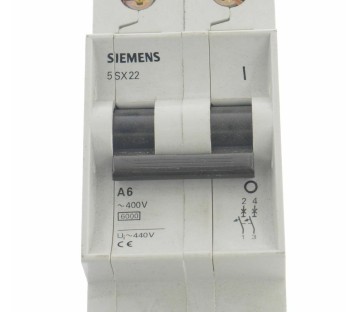 SIEMENS 5SX22 A6 400V CIRCUIT BREAKER ! NEW !