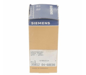 SIEMENS 3SB12 04-6BE06 3SB12046BE06  ! NEW !
