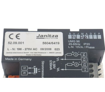 JANITZA UMG 96 UMG96 5604/6419 56046419 