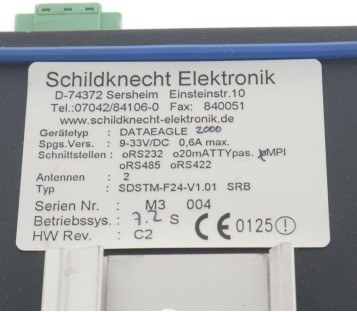 SCHILDKNECHT ELEKTRONIK DATAEAGLE 2000 SDSTM-F24-V1.01 SRB