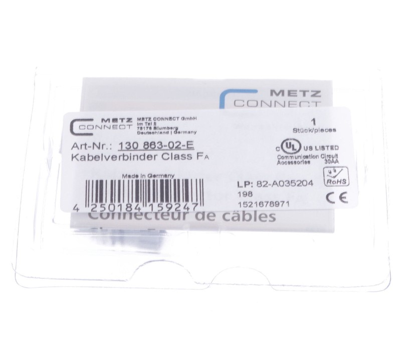 METZ CONNECT 130 863-02-E 13086302E Adapter 13 ! NEW