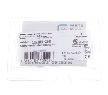 METZ CONNECT 130 863-02-E 13086302E Adapter 13 ! NEW