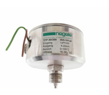 NEGELE TFP-40/200 TFP40200 1xPT100 4-20mA 0-100'C DOH-VA-PT