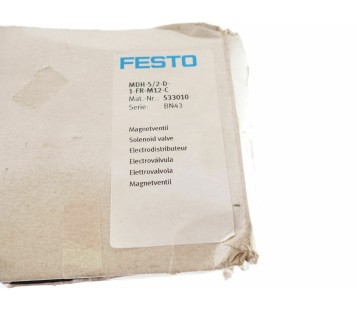 FESTO 533010 MDH-5/2-D-1-FR-M12-C MDH52D1FRM12C ! NEW !