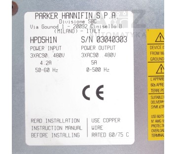 PARKER AUTOMATION   HPD5H1N 
