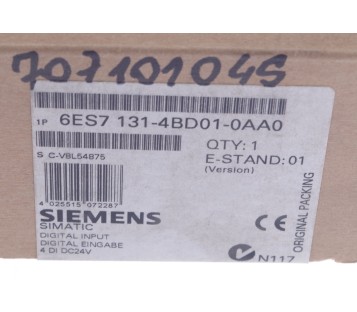 SIEMENS 6ES7131-4BD01-0AA0 6ES71314BD010AA0 ( 5PCS) ! NEW !